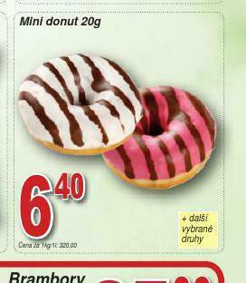 Lidl Mini donut nabídka