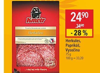 Globus Herkules, Paprikáš, Vysočina nabídka
