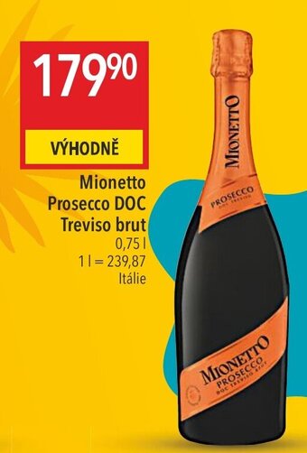 Globus Mionetto Prosecco DOC Treviso brut nabídka