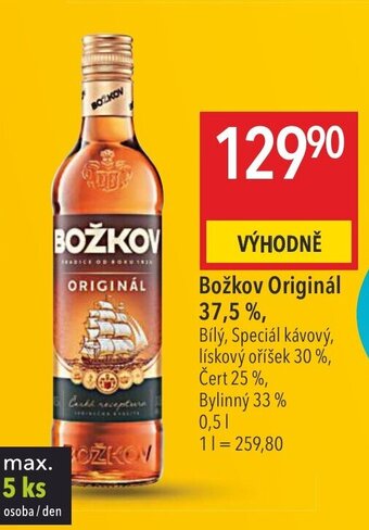 Globus Božkov Originál 37,5%, nabídka