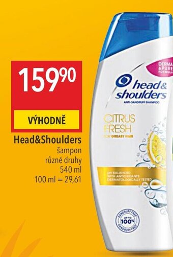 Globus Head&Shoulders šampon nabídka