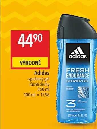 Globus Adidas sprchový gel různé druhy nabídka