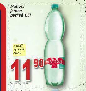 Lidl Mattoni jemně perlivá nabídka