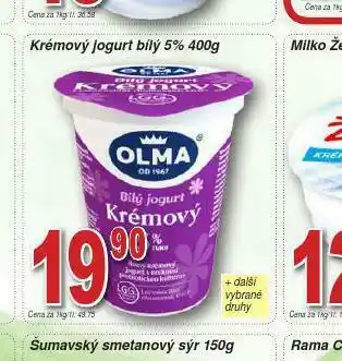 Lidl Krémový jogurt bílý 5% nabídka