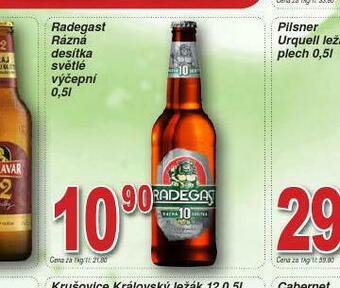 Lidl Pivo radegast rázná 10 nabídka