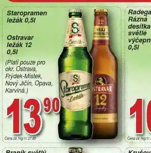 Lidl Piv o ostravar ležák nabídka