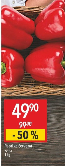 Globus Paprika červená nabídka