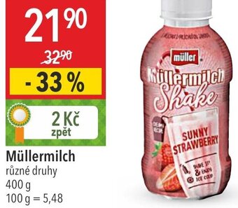 Globus Müllermilch nabídka
