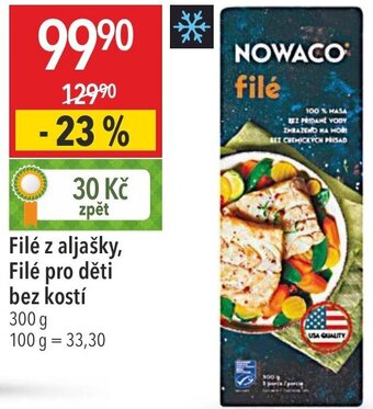Filé z aljašky, Filé pro děti bez kostí