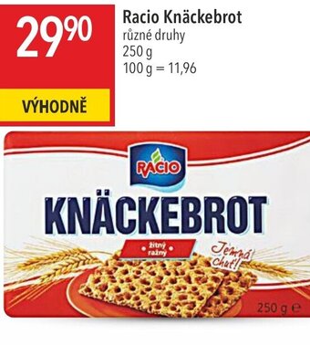 Globus Racio Knäckebrot nabídka