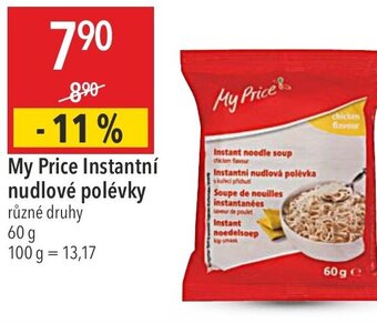 Globus My Price Instantní nudlové polévky nabídka