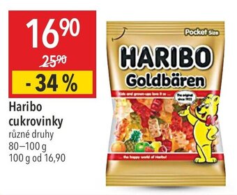 Haribo cukrovinky různé druhy