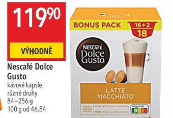 Globus Nescafé Dolce Gusto nabídka