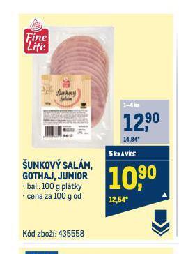 Makro Šunkový salám nabídka