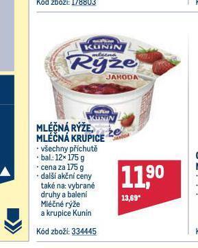 Makro Mléčná rýže nabídka