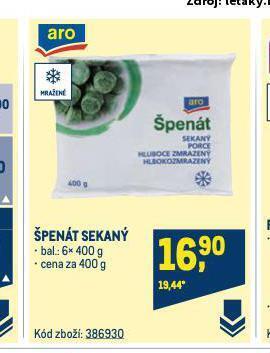 Makro Špenát sekaný nabídka