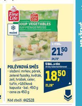 Makro Polévková směs nabídka