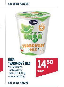 Makro Míša tvarohový mls nabídka