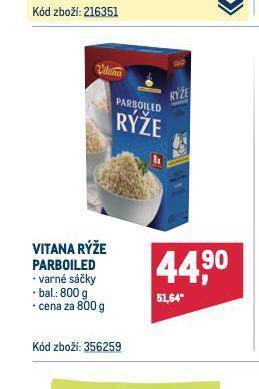 Makro Vitana rýže nabídka