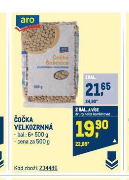 Makro Čočka velkozrnná nabídka