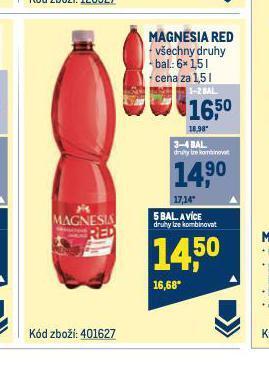 Makro Magnesia red nabídka