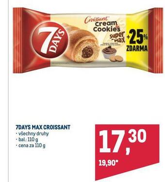 Makro 7days croissant nabídka
