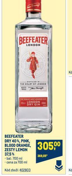 Makro Beefeater gin nabídka