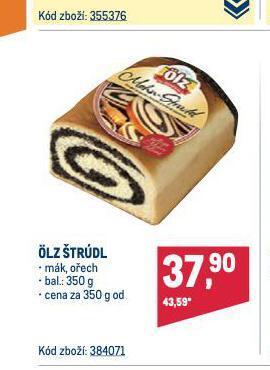 Makro Olz štrúdl nabídka