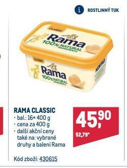Makro Rama classic nabídka