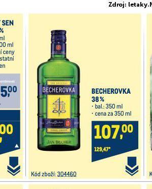 Makro Becherovka nabídka