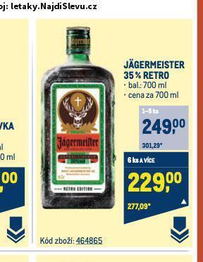 Makro Jagermeister nabídka