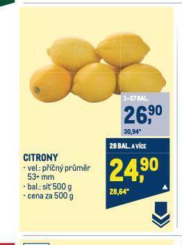 Makro Citrony nabídka