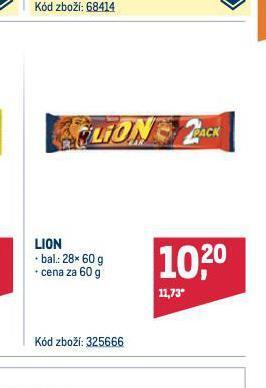 Makro Lion tyčinka nabídka