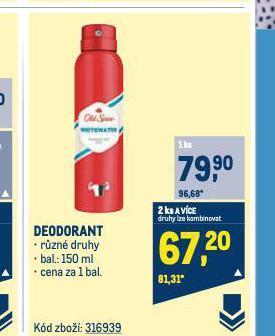 Makro Old spice deodorant nabídka
