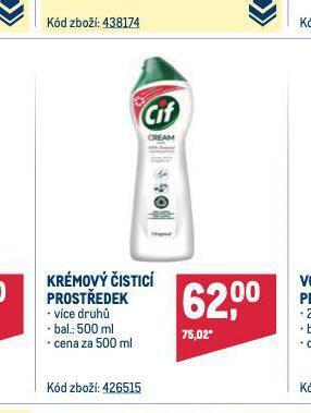 Makro Cif krémový čisticí prostředek nabídka