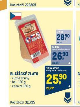 Makro Blaťácké zlato nabídka