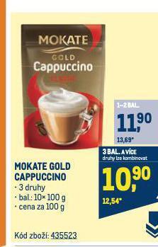 Makro Mokate gold cappuccino nabídka
