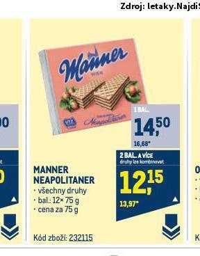 Manner oplatky