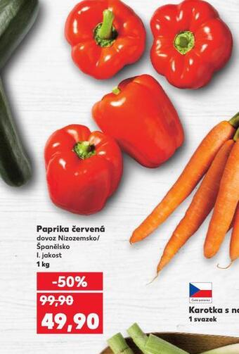Kaufland Paprika nabídka