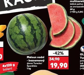 Kaufland Meloun vodní nabídka