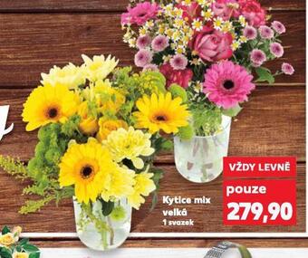 Kaufland Kytice mix nabídka
