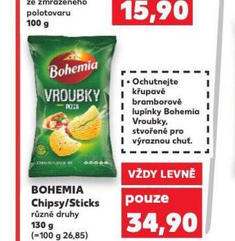 Kaufland Bohemia chipsy nabídka
