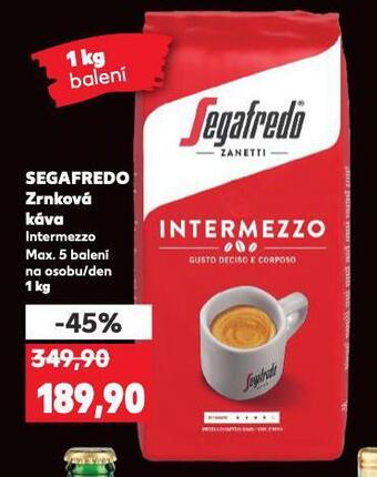 Kaufland Káva segafredo nabídka