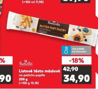 Kaufland Listové těsto nabídka