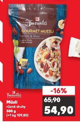 Kaufland Musli nabídka