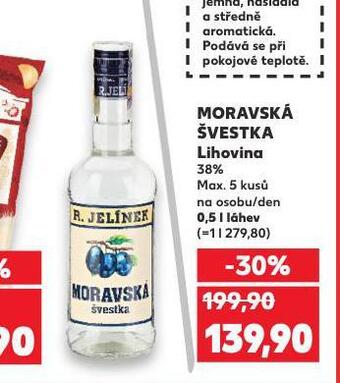 Kaufland Moravská švestka nabídka