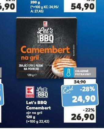 Kaufland Camembert na gril nabídka