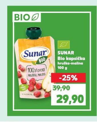 Kaufland Sunar bio kapsička nabídka