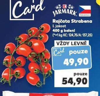 Kaufland Rajčata nabídka