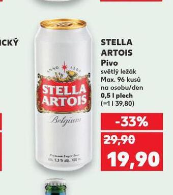 Kaufland Pivo stella artois nabídka